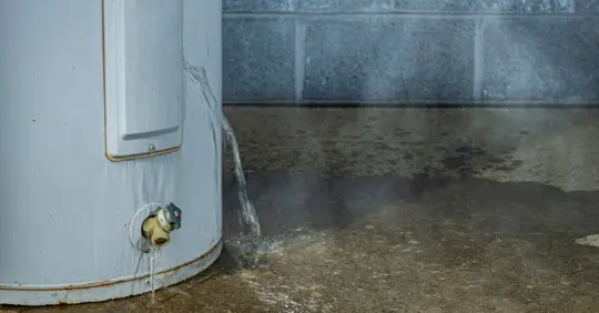 Water heater leak