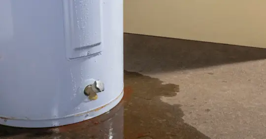 Leaking water heater
